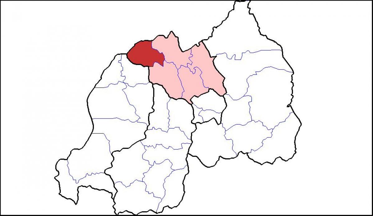 mappa di musanze Ruanda