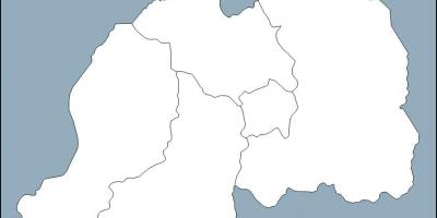Ruanda struttura della mappa